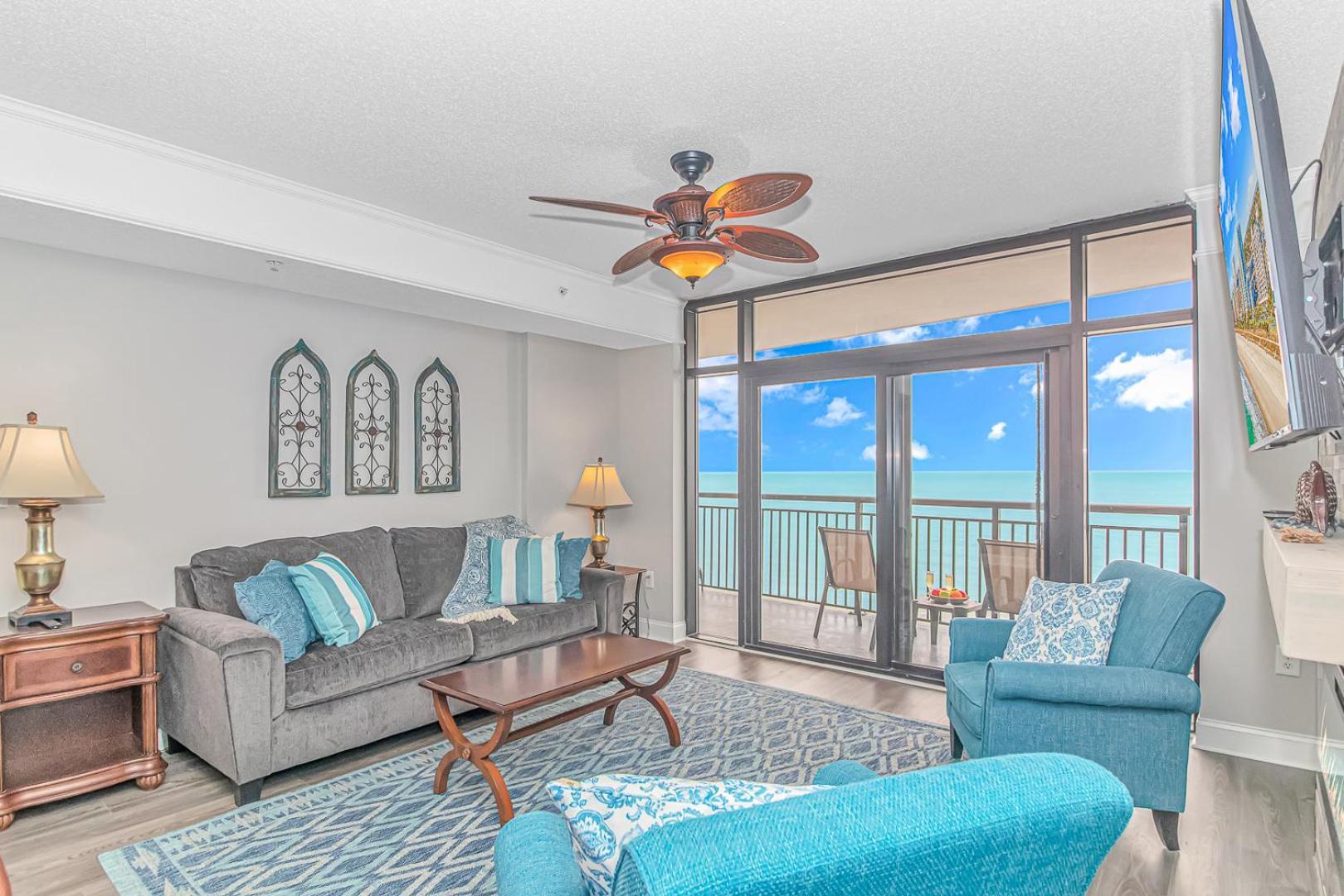 Stunning Double Balcony- Oceanfront 2 Bedroom, 2 Bath- Anderson Ocean Club 905 Миртл-Бич Экстерьер фото