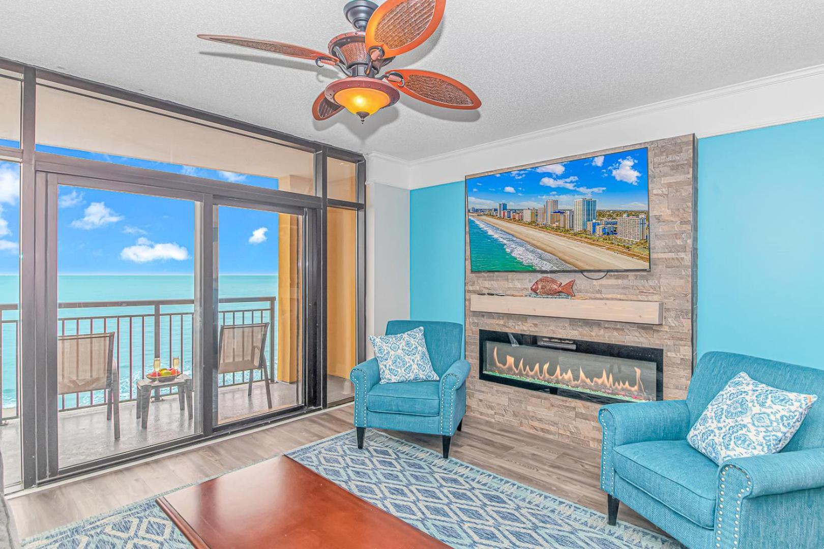 Stunning Double Balcony- Oceanfront 2 Bedroom, 2 Bath- Anderson Ocean Club 905 Миртл-Бич Экстерьер фото