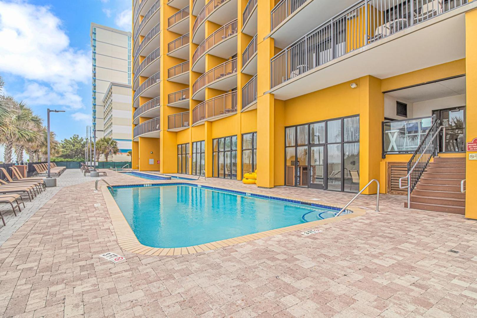 Stunning Double Balcony- Oceanfront 2 Bedroom, 2 Bath- Anderson Ocean Club 905 Миртл-Бич Экстерьер фото